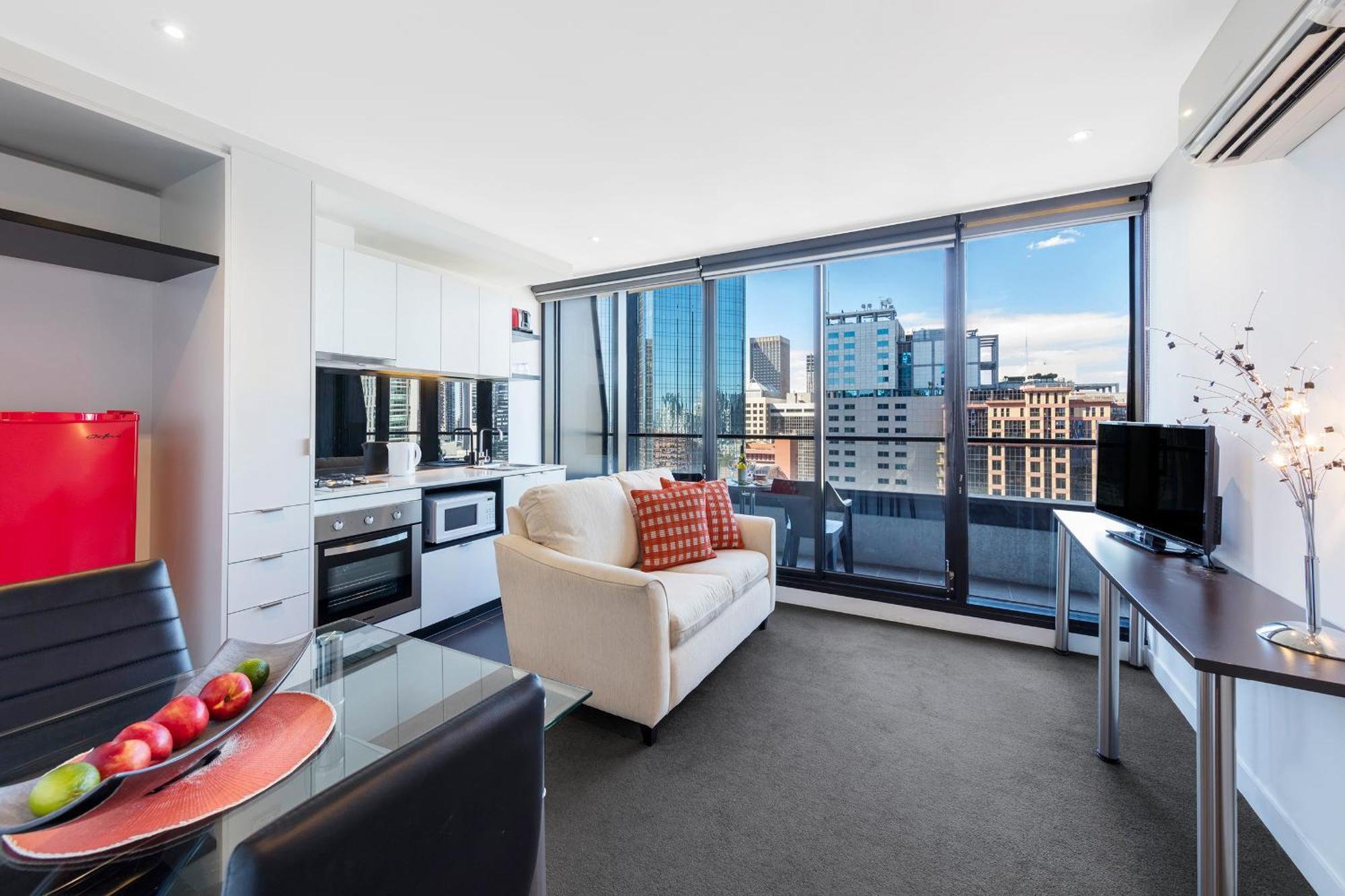 Aura On Flinders Serviced Apartments Мельбурн Екстер'єр фото