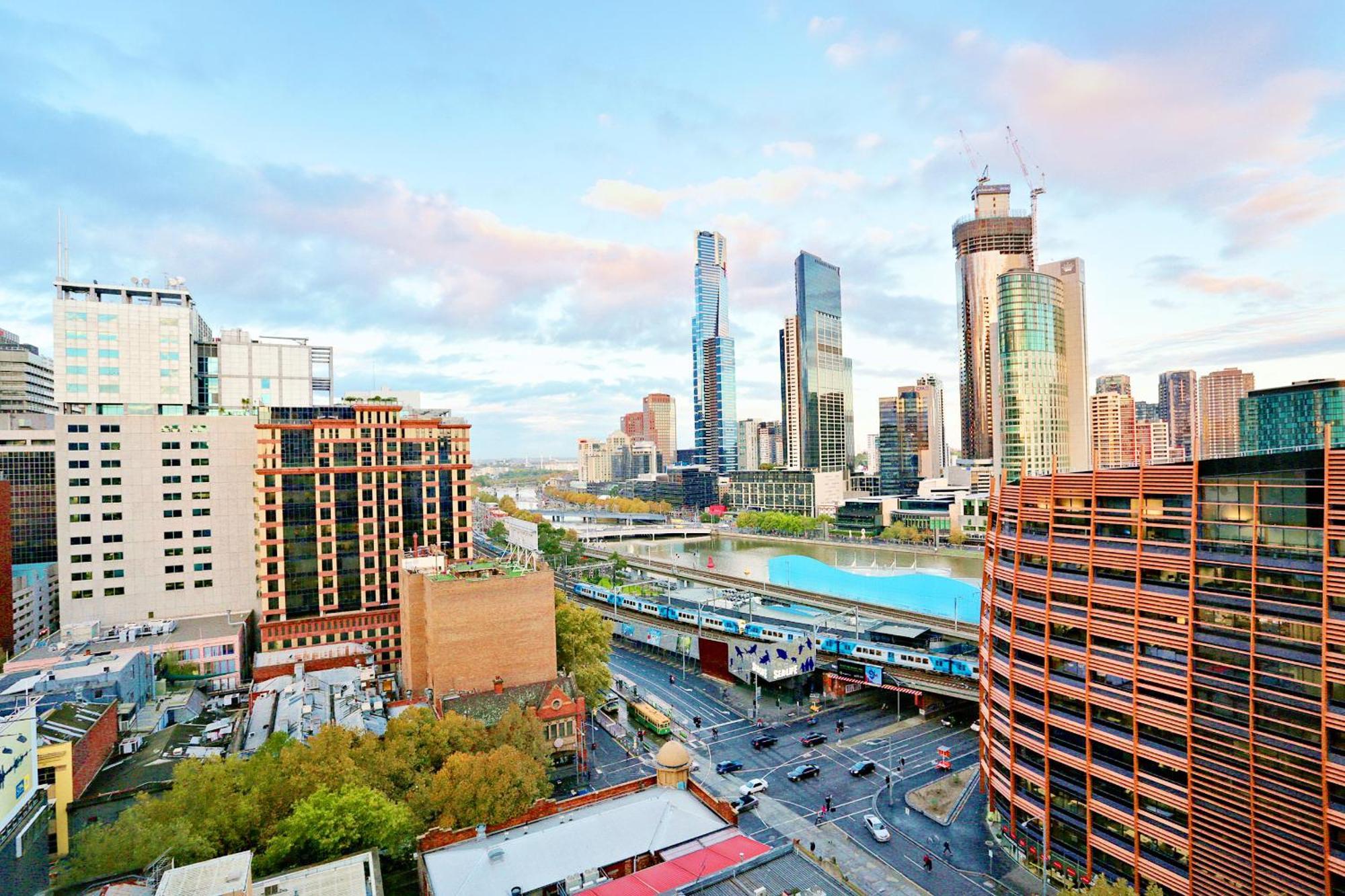 Aura On Flinders Serviced Apartments Мельбурн Екстер'єр фото